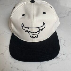 Vintage Chicago Bulls x Miller Lite Snapback Hat Kick10 Headwear ‎ 90s